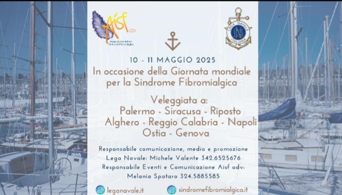 Giornata mondiale della Fibromialgia, anche l’Aisf di Aprilia ad Ostia con la Lega Navale Italiana per l’evento “A vele spiegate”. - 