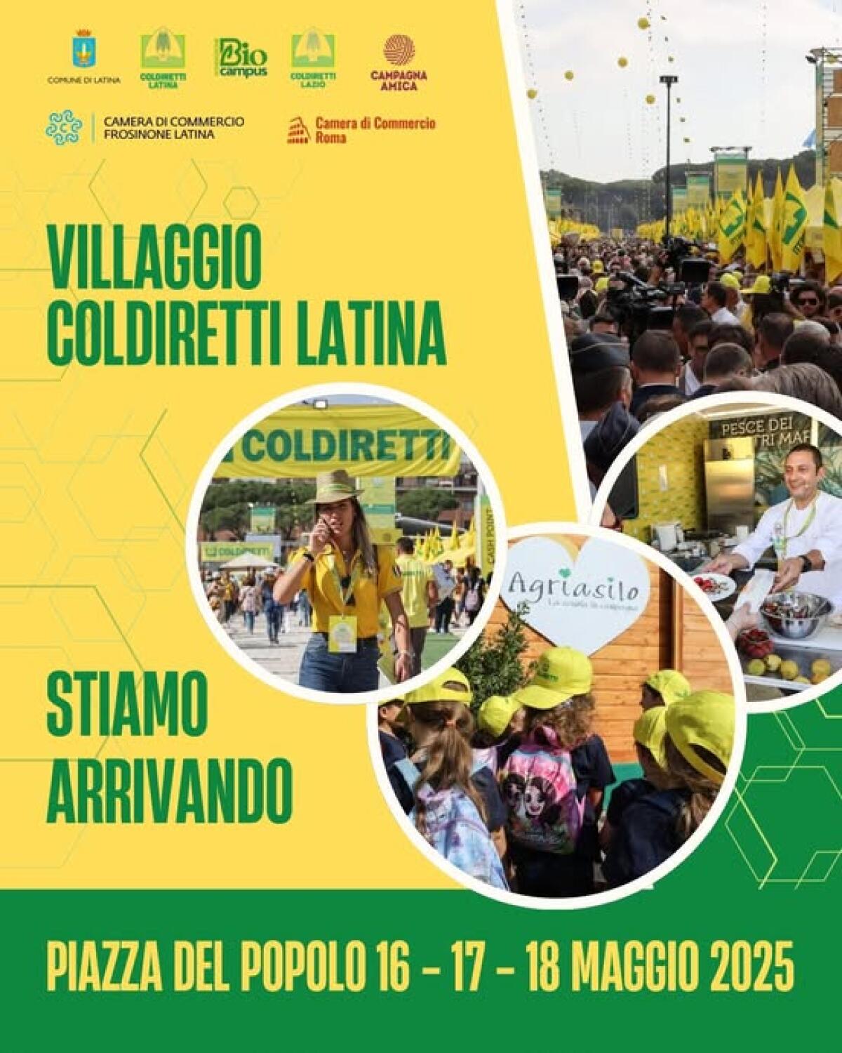 Villaggio Coldiretti Latina, dal 16 al 18 maggio gli eventi in piazza del Popolo - 