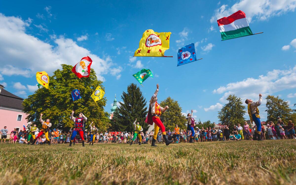 Gli Storici Sbandieratori delle Contrade di Cori in Ungheria, a Budapest, per il 30th Danube Carnival Festival. - 