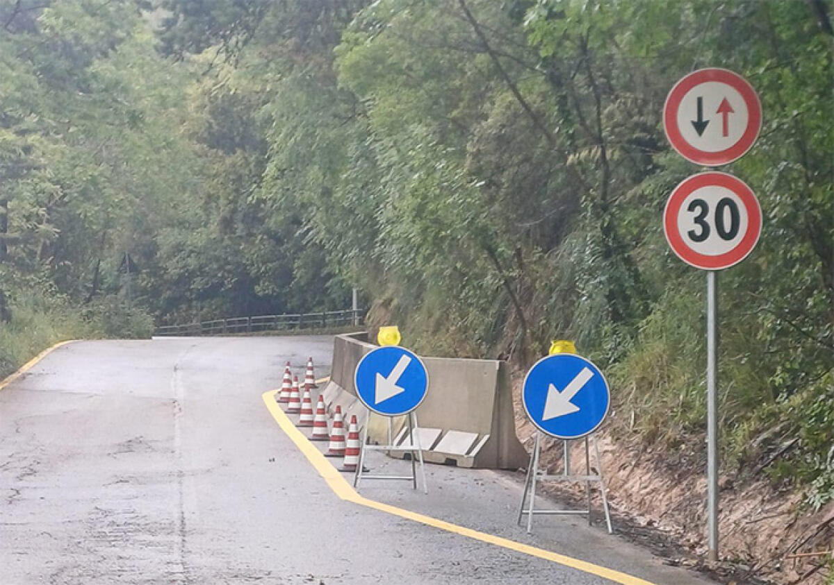Viabilità, riaperta la via Ninfina, messa in sicurezza dopo la frana dello scorso 29 aprile. - 