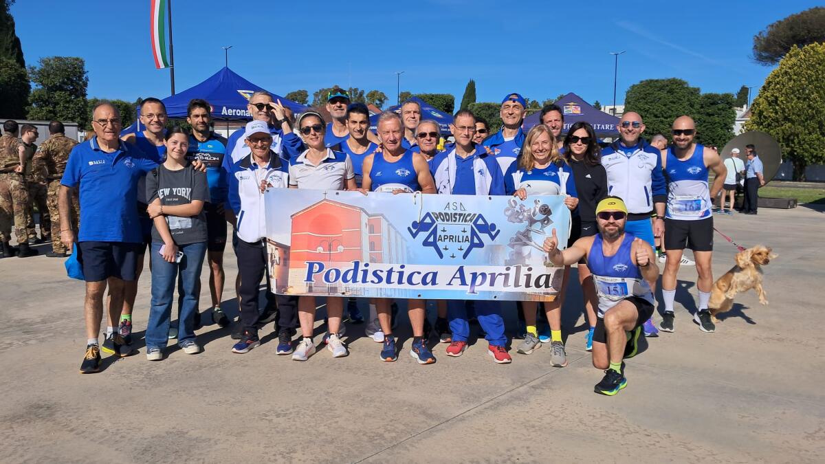 Maratonina Azzurra, schierati anche gli atleti della Podistica Aprilia - 