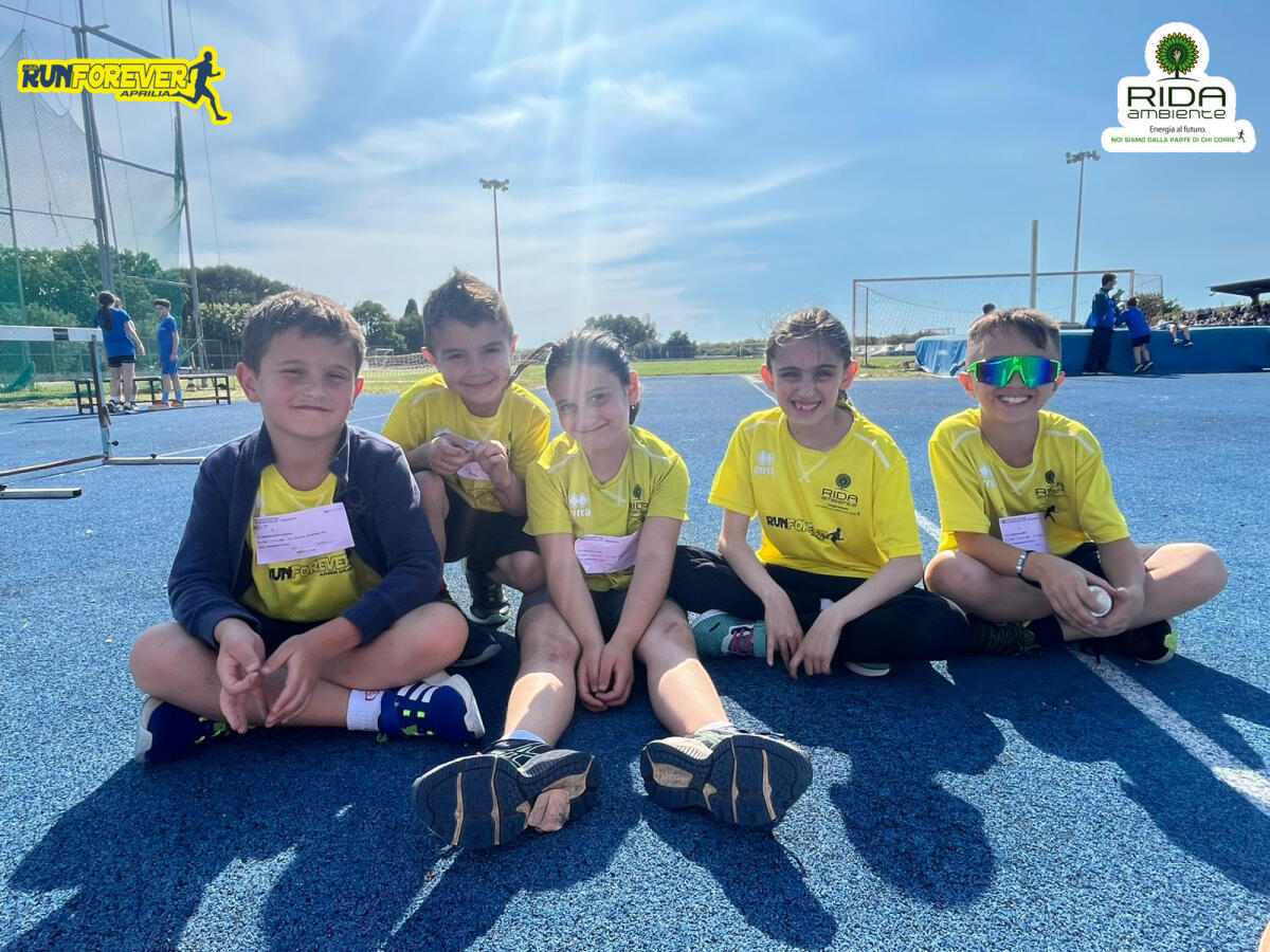 Trofeo Decathlon Cup, i piccoli atleti della Runforever Aprilia in pista - 