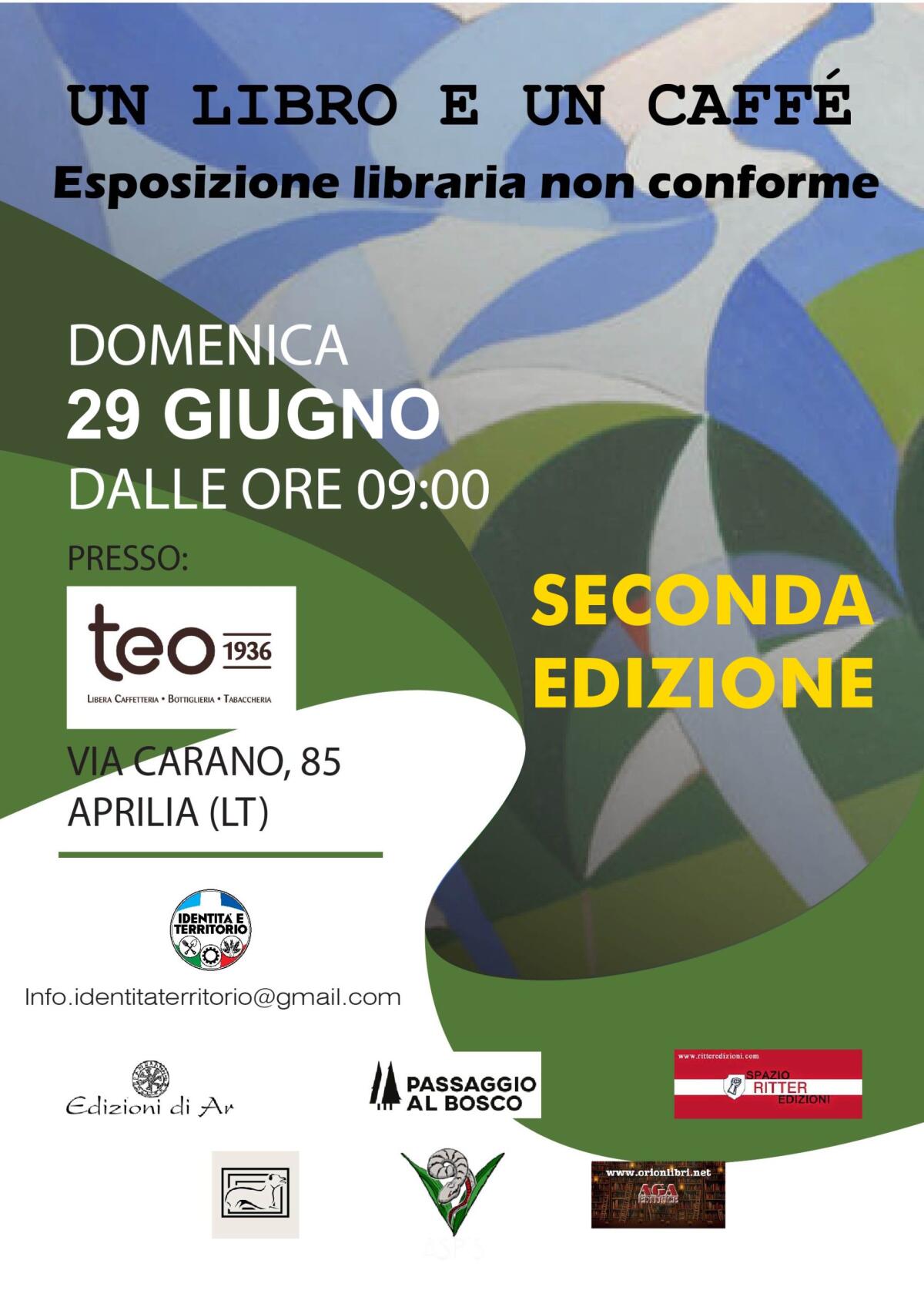 “Un libro e un caffè”. Ad Aprilia la seconda edizione - 