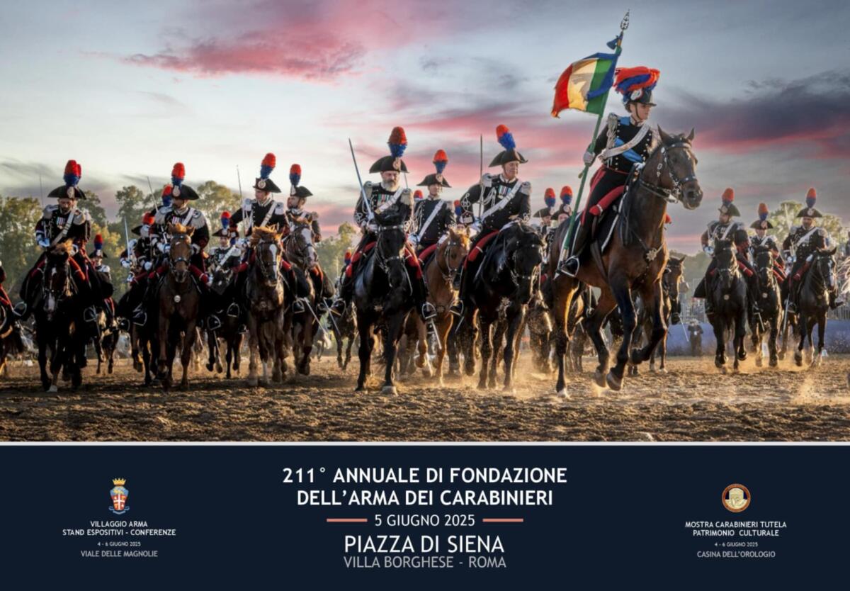 Si celebra oggi, giovedì 5 giugno, il 211° annuale di fondazione dell’Arma dei Carabinieri. - 