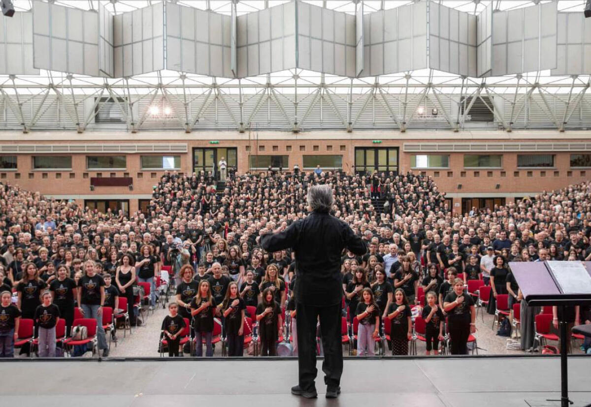 Il Coro San Pietro in Formis di Aprilia al fianco di Riccardo Muti - 