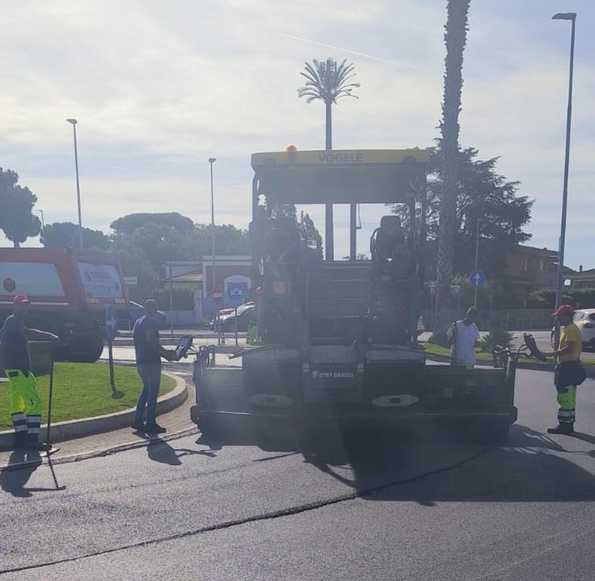 Lavinio, lavori in corso tra Via Alla Marina e Piazza del Consorzio - 