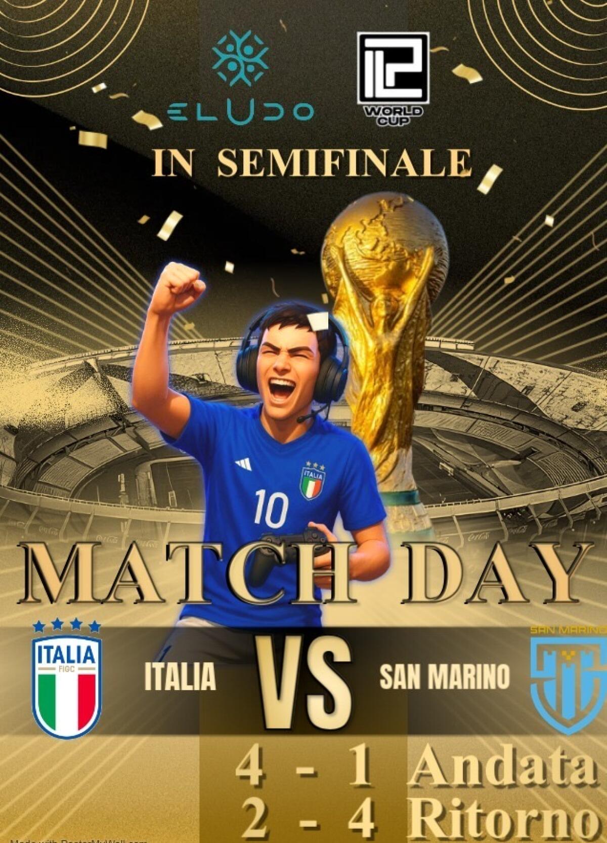 L’apriliano Manuele Carosi con la nazionale Eludo Esport in semifinale nel Mondiale ufficiale. - 