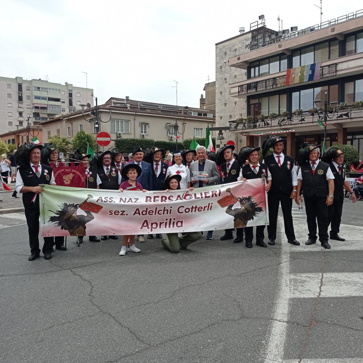 L'emozionante raduno dei Bersaglieri ad Aprilia - 