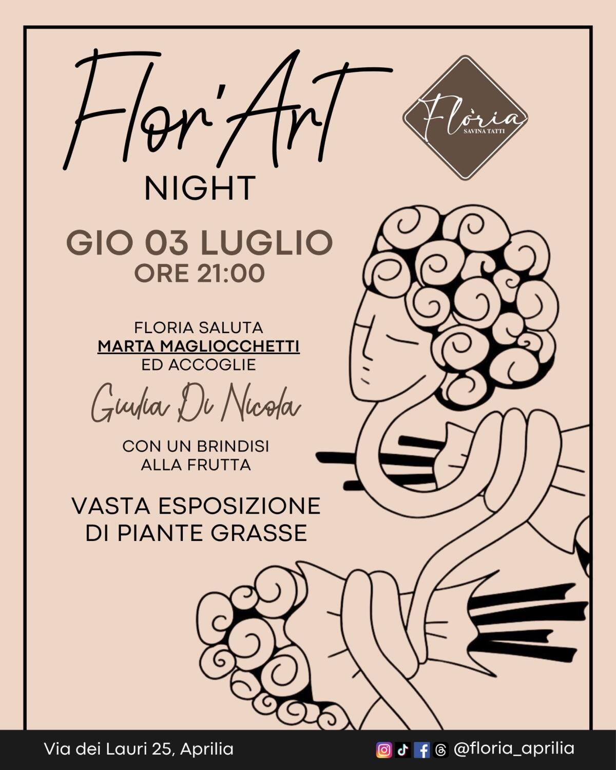 Aprilia - Shopping day: giovedì 3 luglio la mostra di Giulia Di Nicola - 