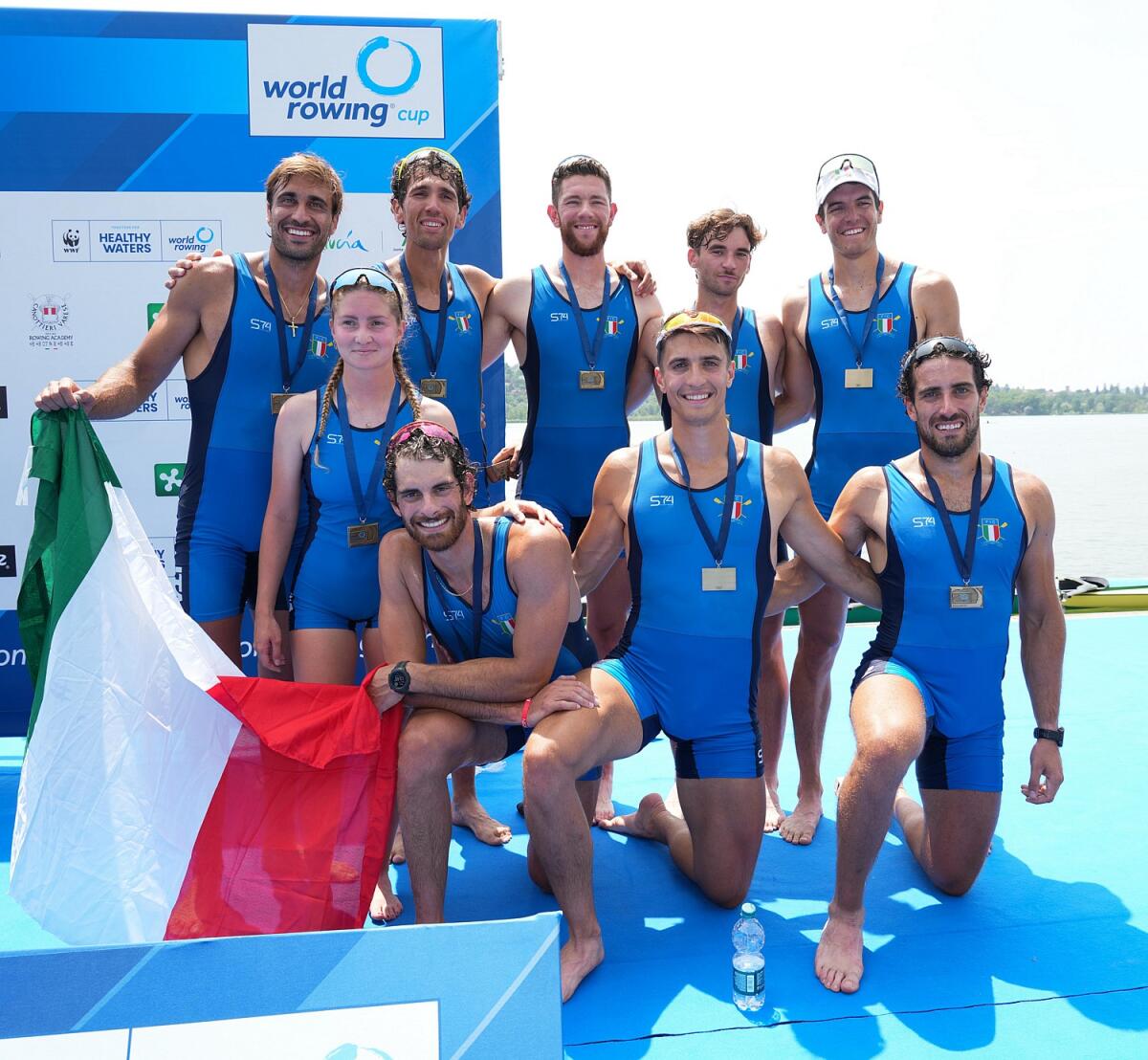 Canottaggio, il gruppo Fiamme Oro Sabaudia brilla alla prima tappa di Coppa Del Mondo a Varese. - 