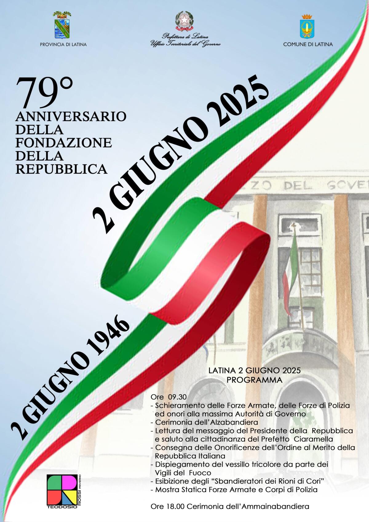 Festa della Repubblica, a Latina le celebrazioni in Piazza delle Libertà - 