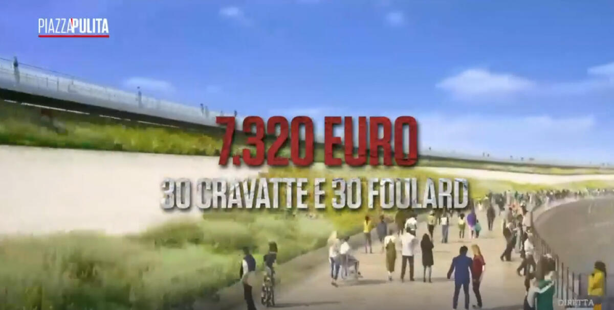 Spese folli della Regione Lazio per l'Expo di Osaka, il caso a PiazzaPulita: "Anche trolley personalizzati, alberghi e cene di lusso" - 