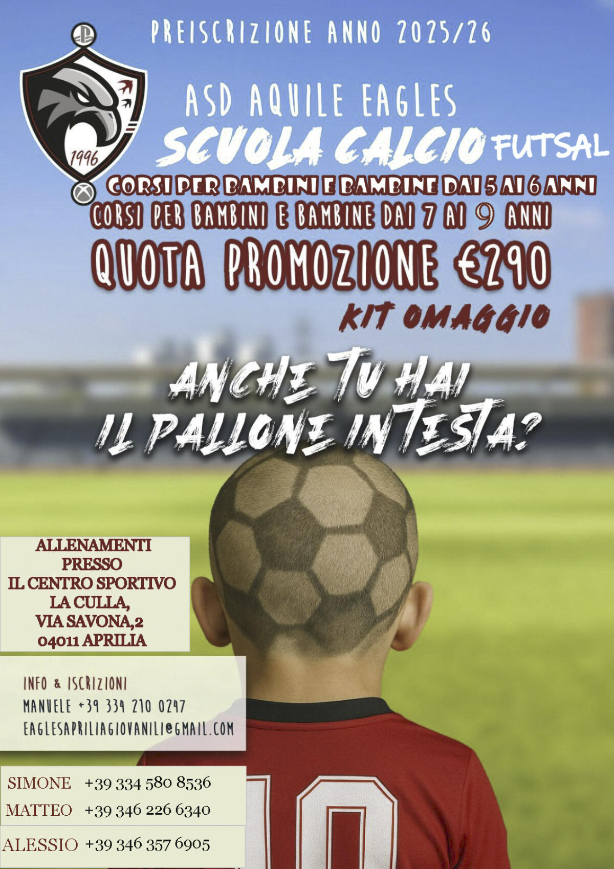 Apre la scuola calcio a 5 della Eagles Aprilia - 