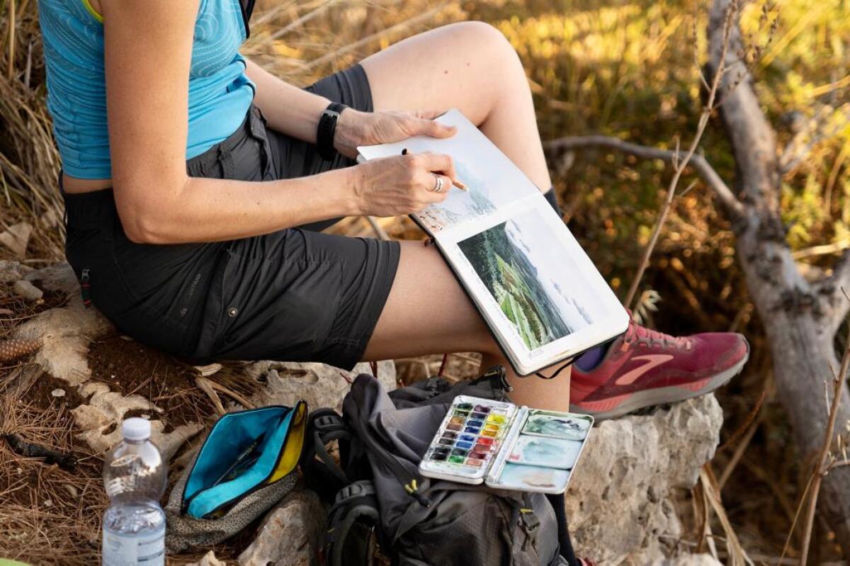 Laboratorio di Urban sketching lungo il Sentiero di Circe - 