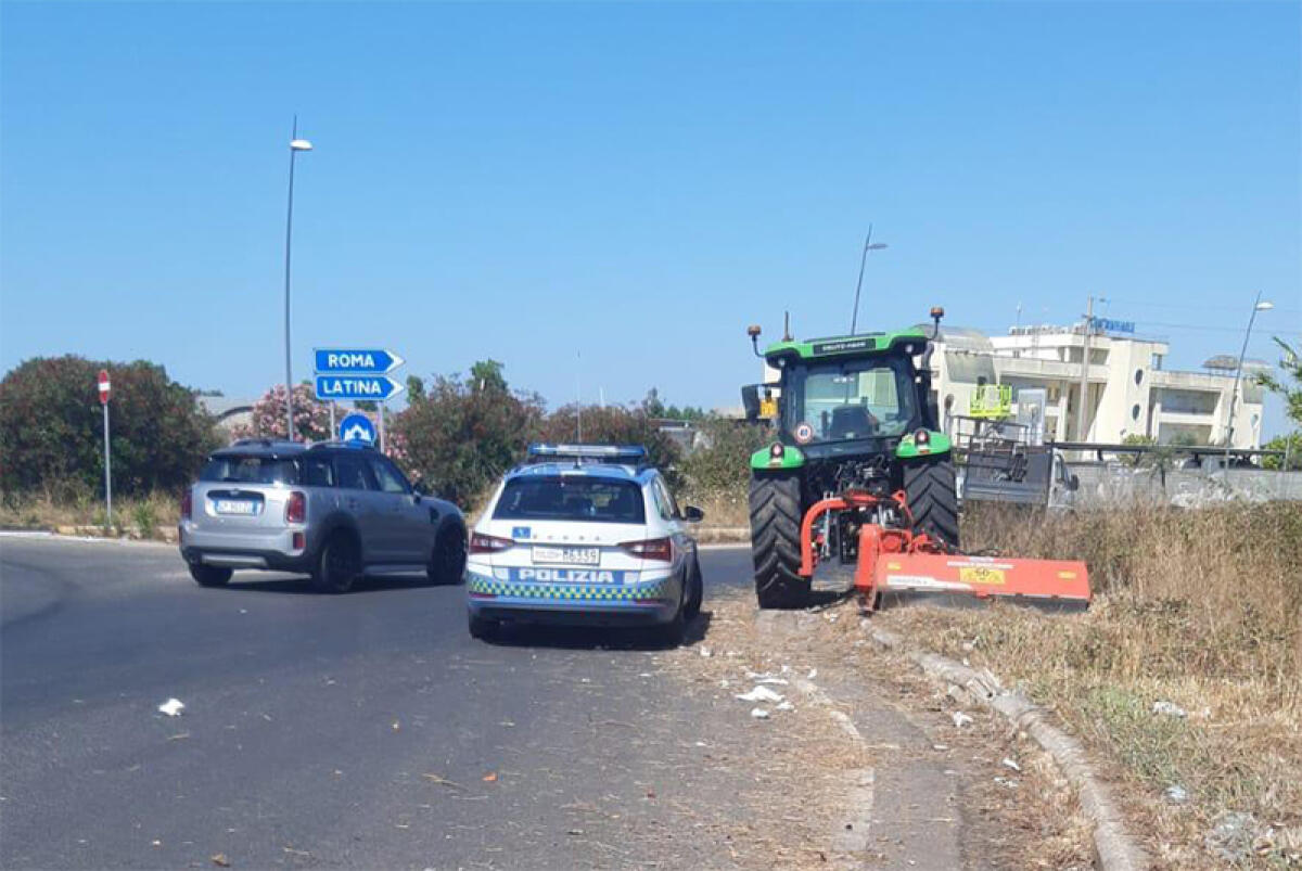 Cantieri stradali irregolari sulla via Appia e sulla Pontina. Controlli della Polstrada. - 