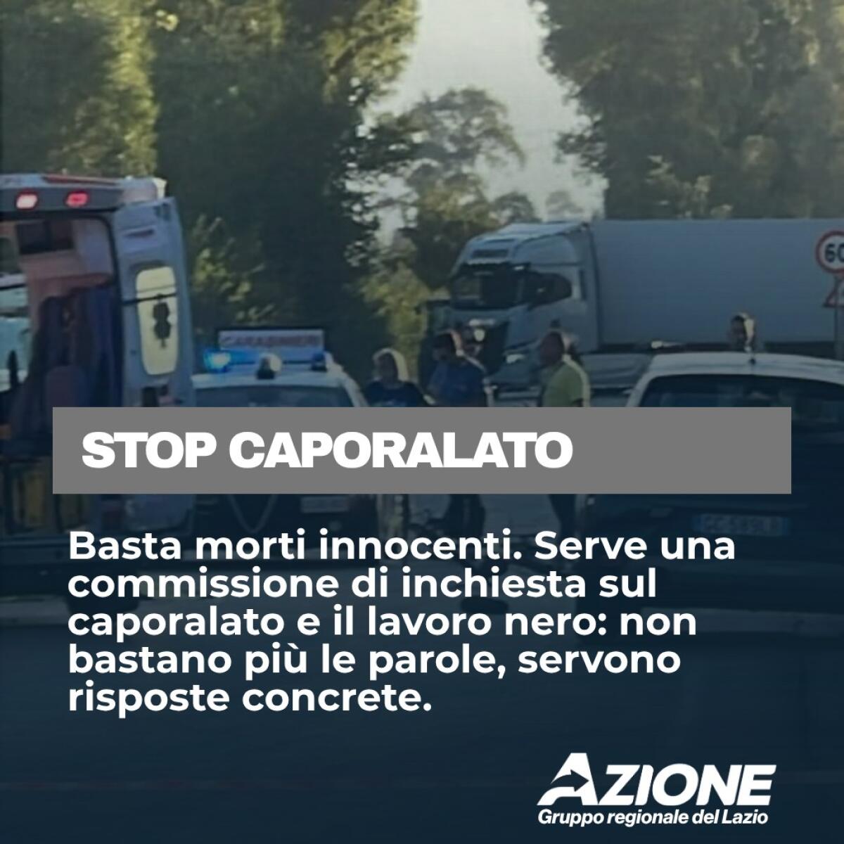 Bracciante morto a Sabaudia, D’Amato: “La strage continua. Serve commissione d’inchiesta”. - 