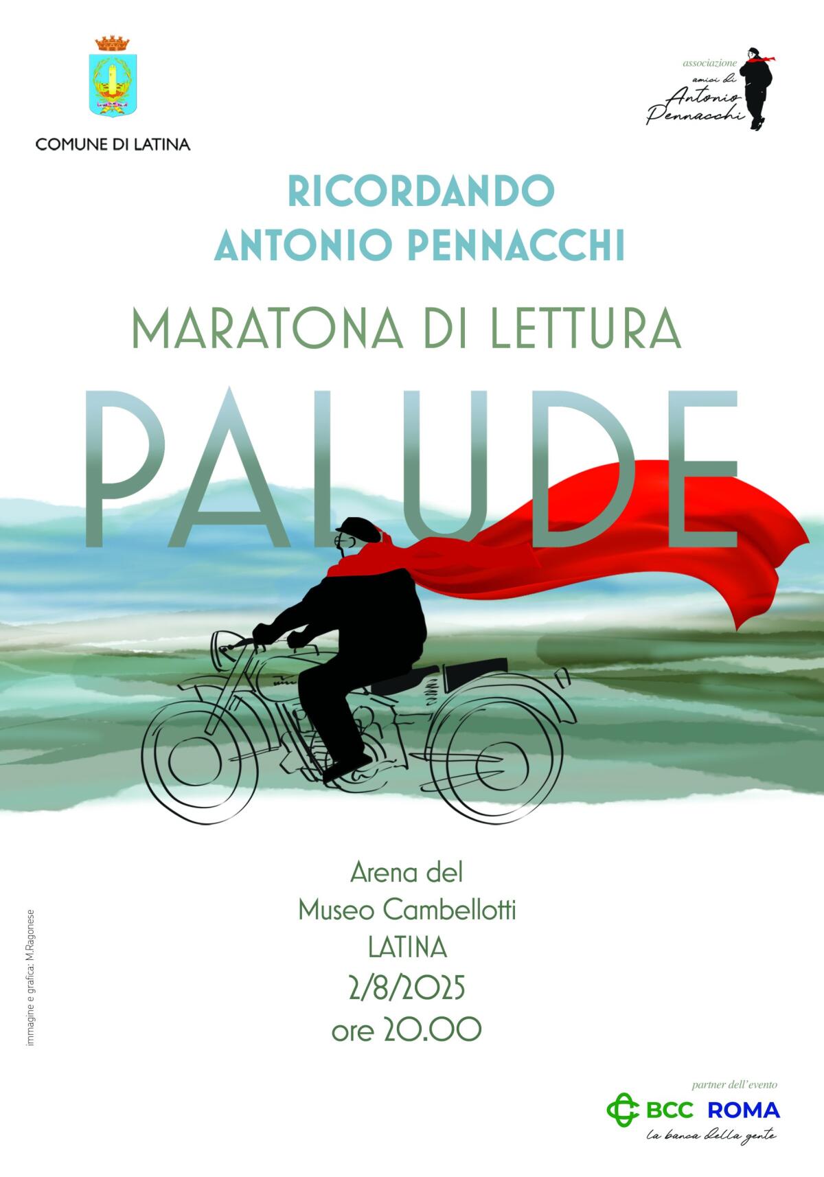 “Ricordando Antonio Pennacchi – Maratona di lettura di Palude”:  la seconda edizione - 