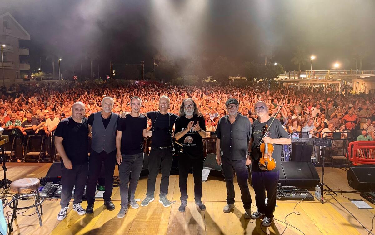 La PFM  al “Concertone di San Rocco” a Cisterna. - 