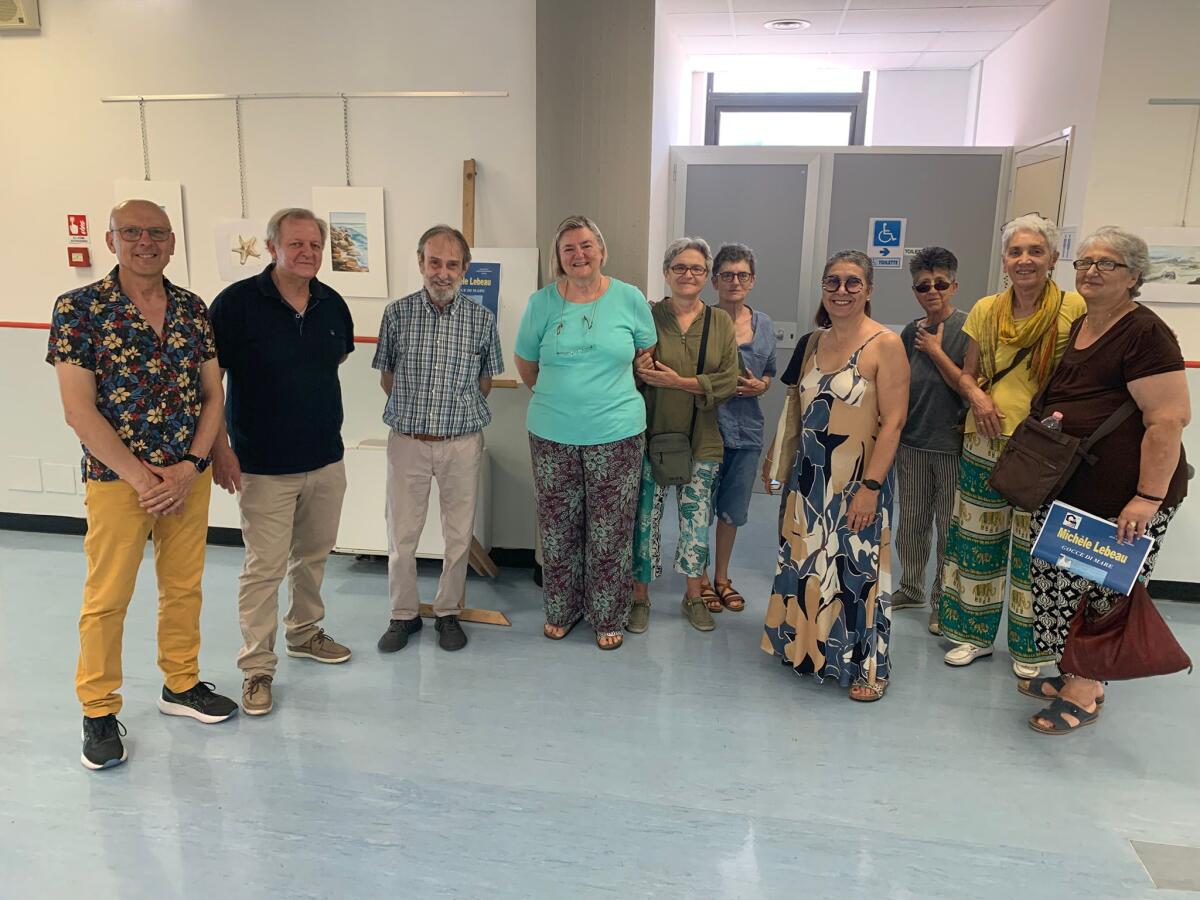 Aprilia - "Più colori alla ASL", ecco le opere di Michèle  Lebeau - 