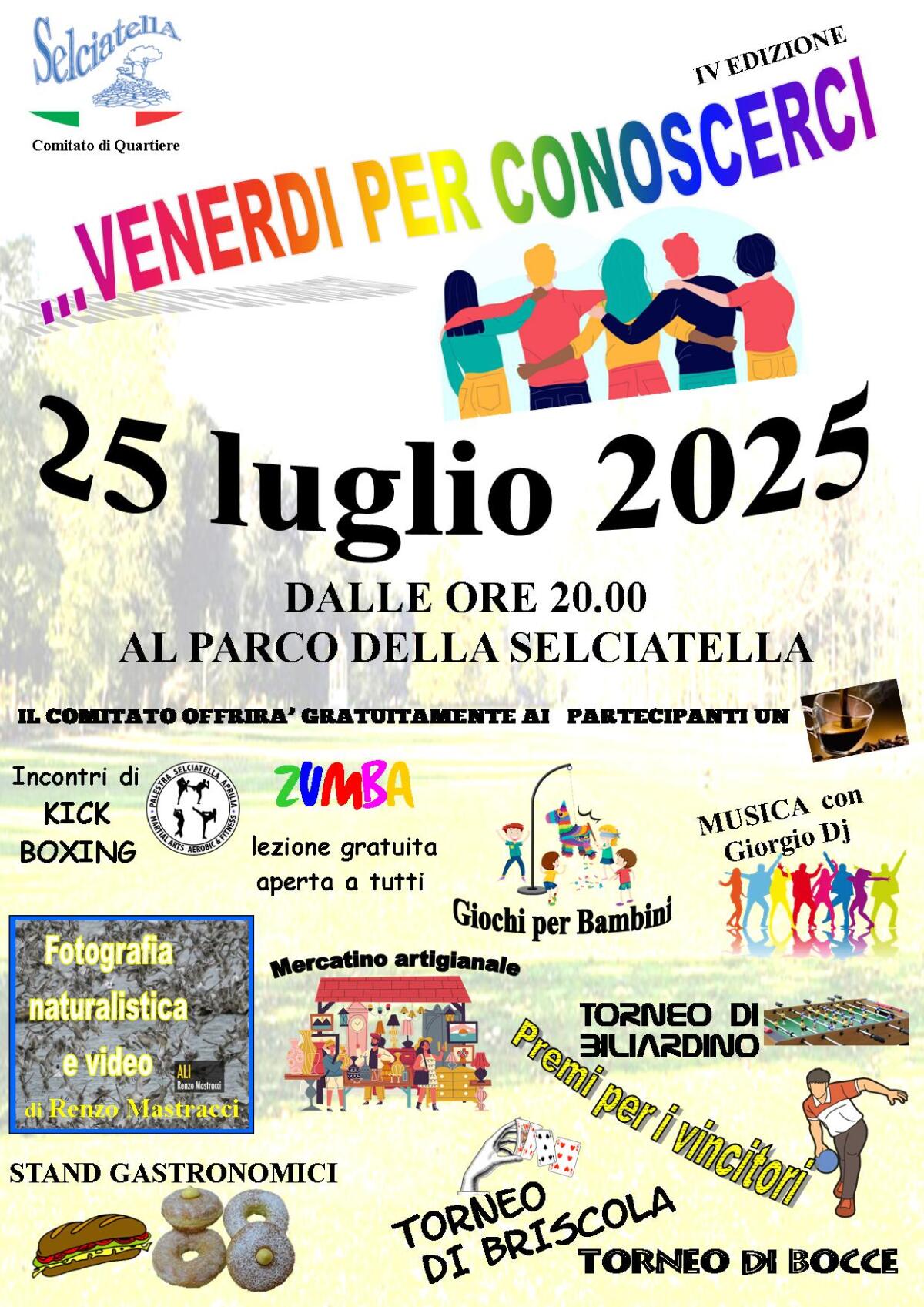 "Venerdì per Conoscerci": un ponte tra vicini nel quartiere Selciatella - 