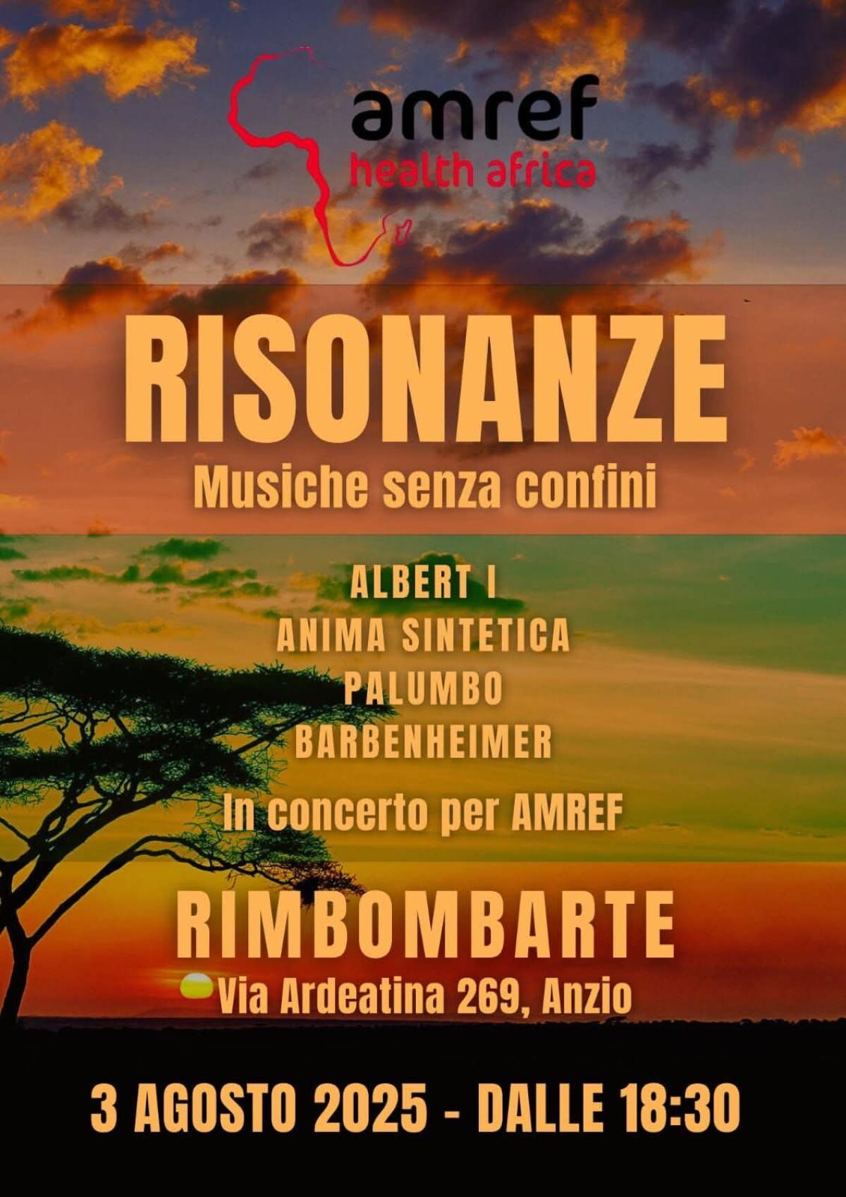 “Risonanze musiche senza confini”: ad Anzio una serata a favore di Amref. - 