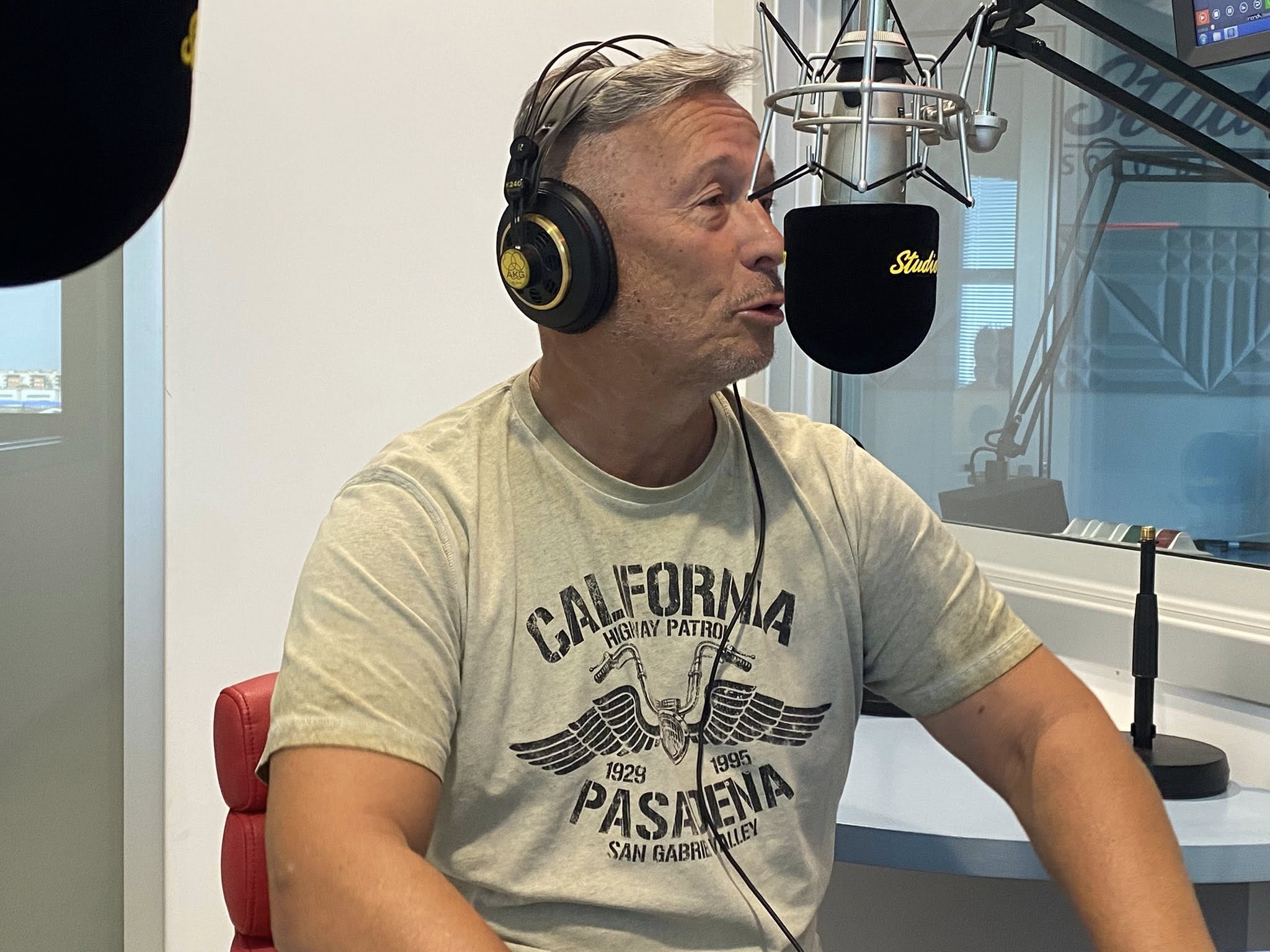 Paolo Belli ieri ai microfoni di Studio 93