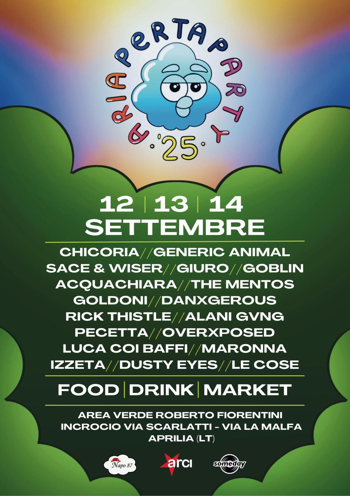 Aprilia, “Ariapertaparty 2025” questo fine settimana nell’area verde “Roberto Fiorentini”. - 