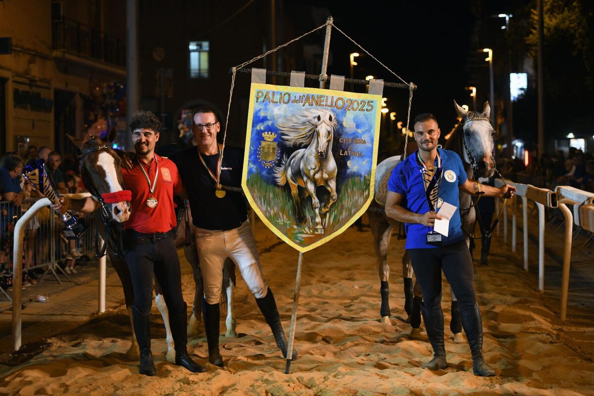 Cori trionfa al Palio dell’Anello 2025: 4 anelli e miglior cavaliere - 