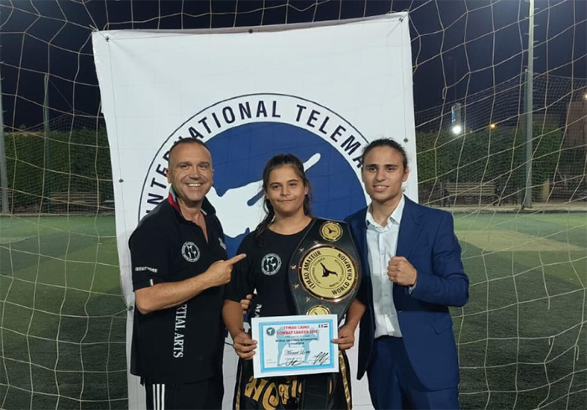 Il giovane apriliano Manuel Loreti neo-campione del mondo di kickboxing all’ombra delle piramidi egizie. - 