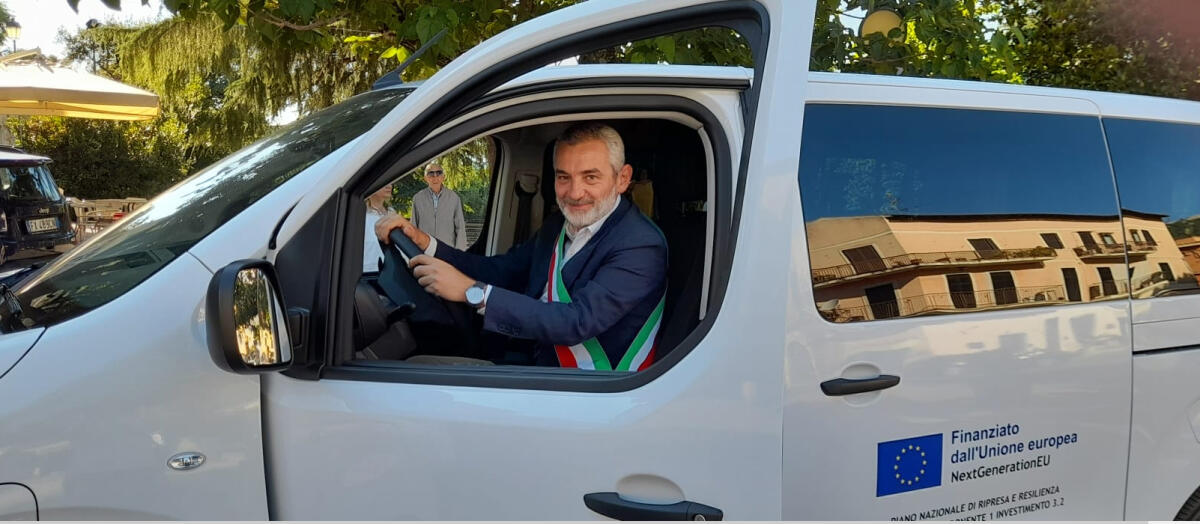 Arriva a Cori il pulmino elettrico della Lepini Green Community - 