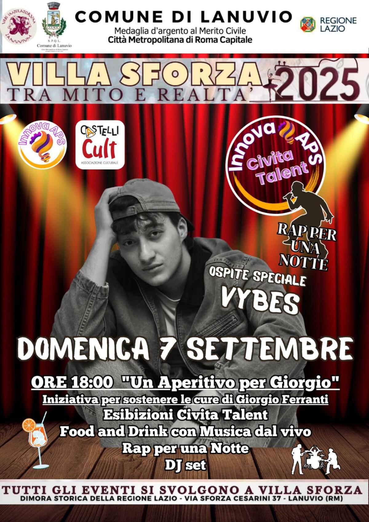 Lanuvio, “Rap per una notte” questa domenica 7 settembre - 