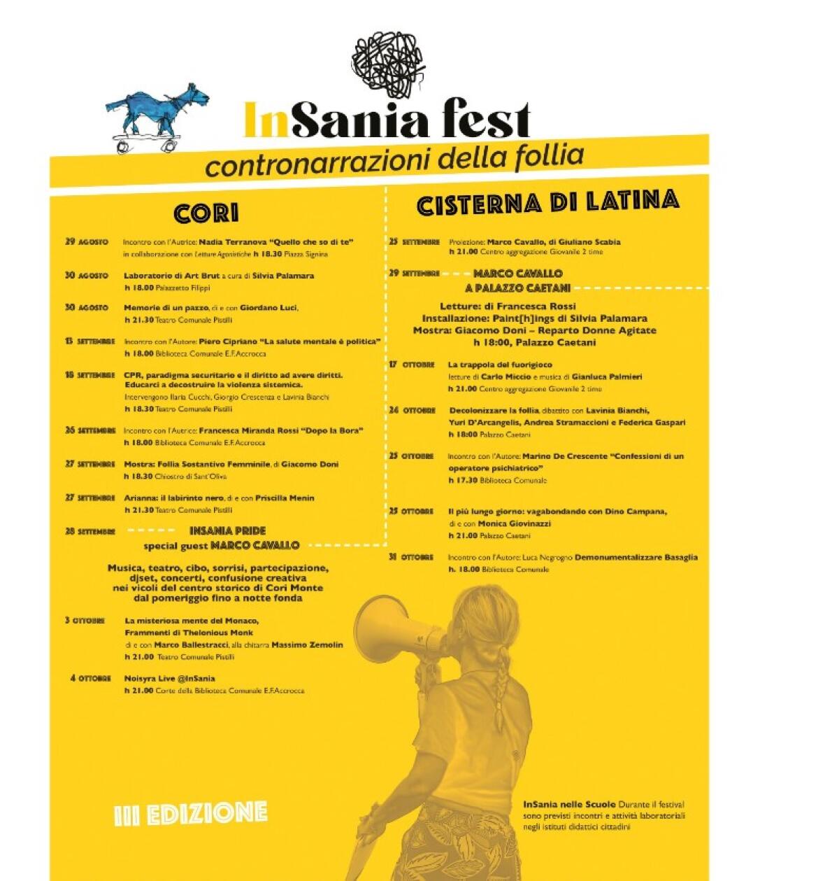 inSania fest, al via il festival della follia - 