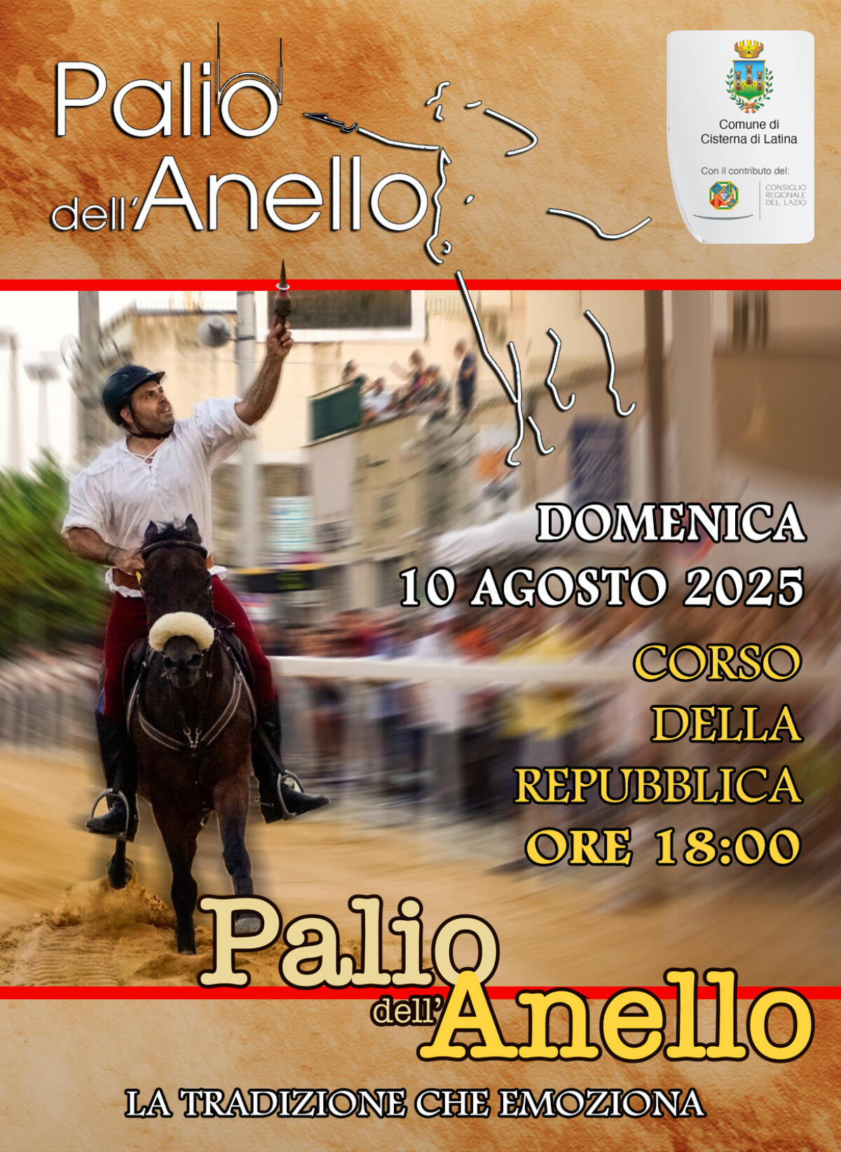 A Cisterna torna il Palio dell'Anello - 