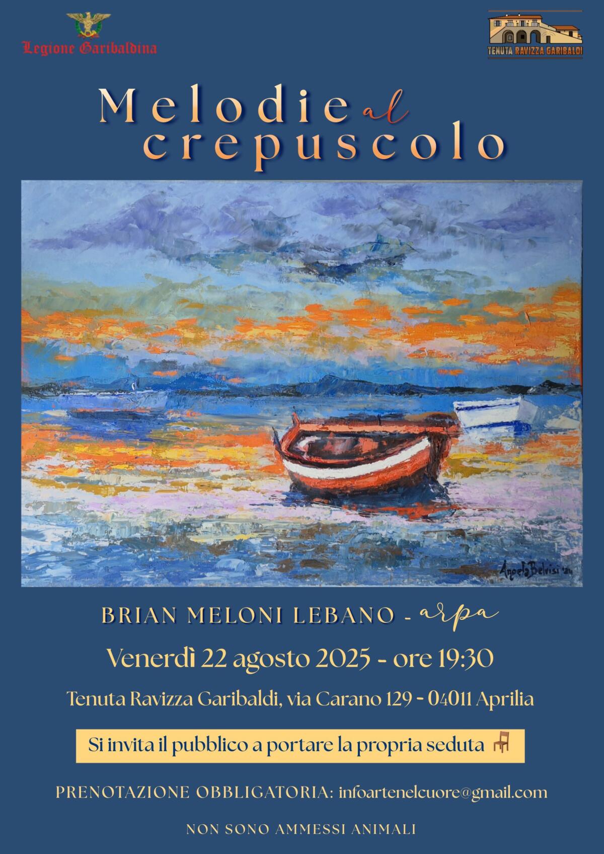 Aprilia, “Melodie al crepuscolo” alla Tenuta Ravizza Garibaldi di Carano. - 