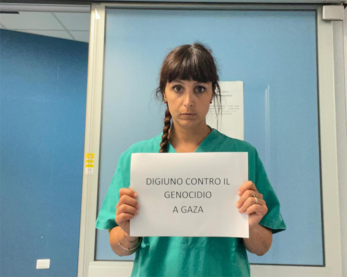 Digiuno a staffetta per Gaza, si unisce anche il personale sanitario del Lazio. - 