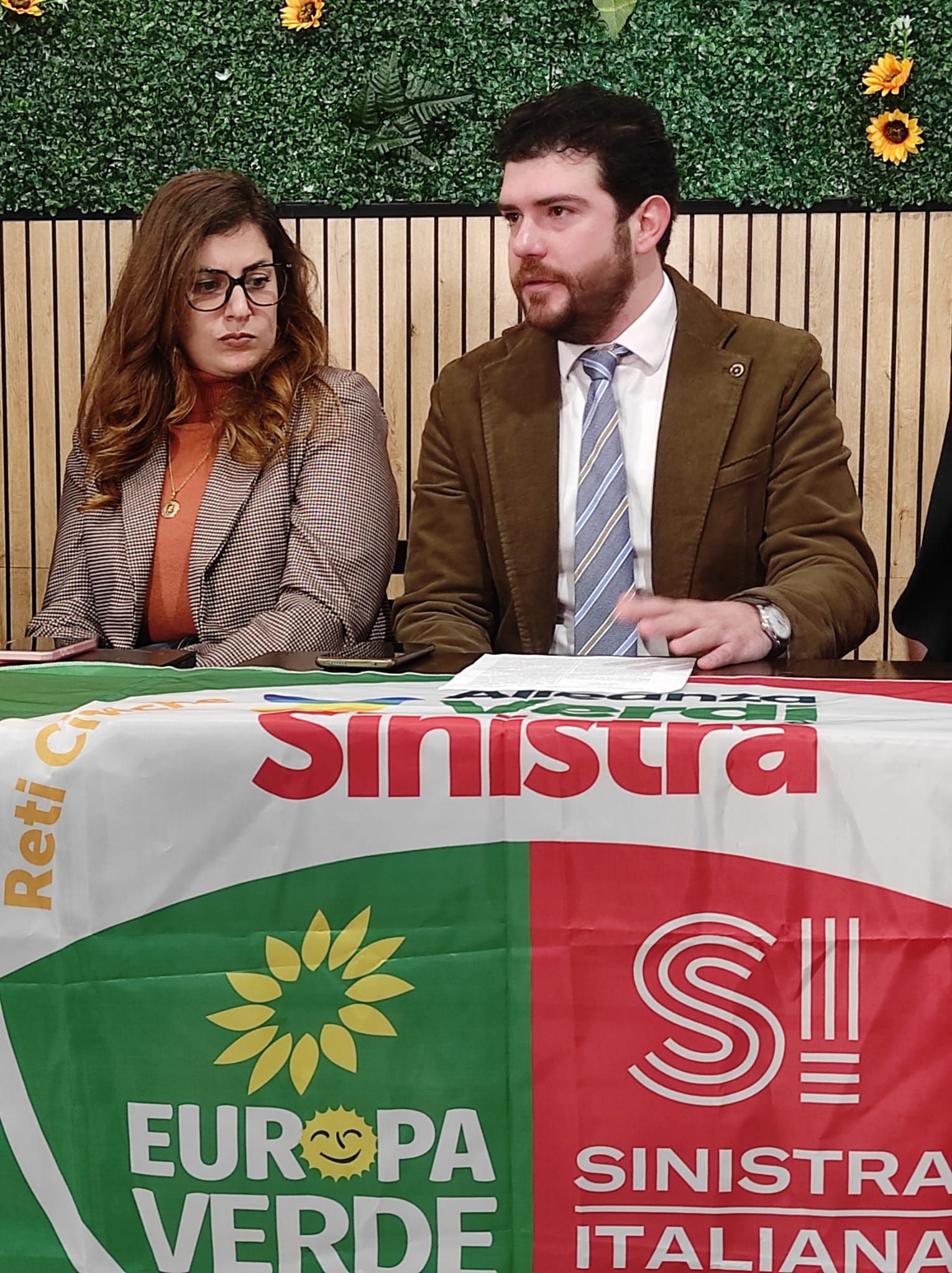 Sarà Samperi e Fabrizio Fiorentini di Europa Verde - AVS