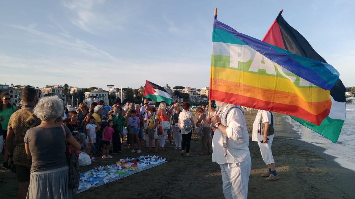 Da Anzio centinaia di voci a sostegno della Global Sumud Flotilla - 