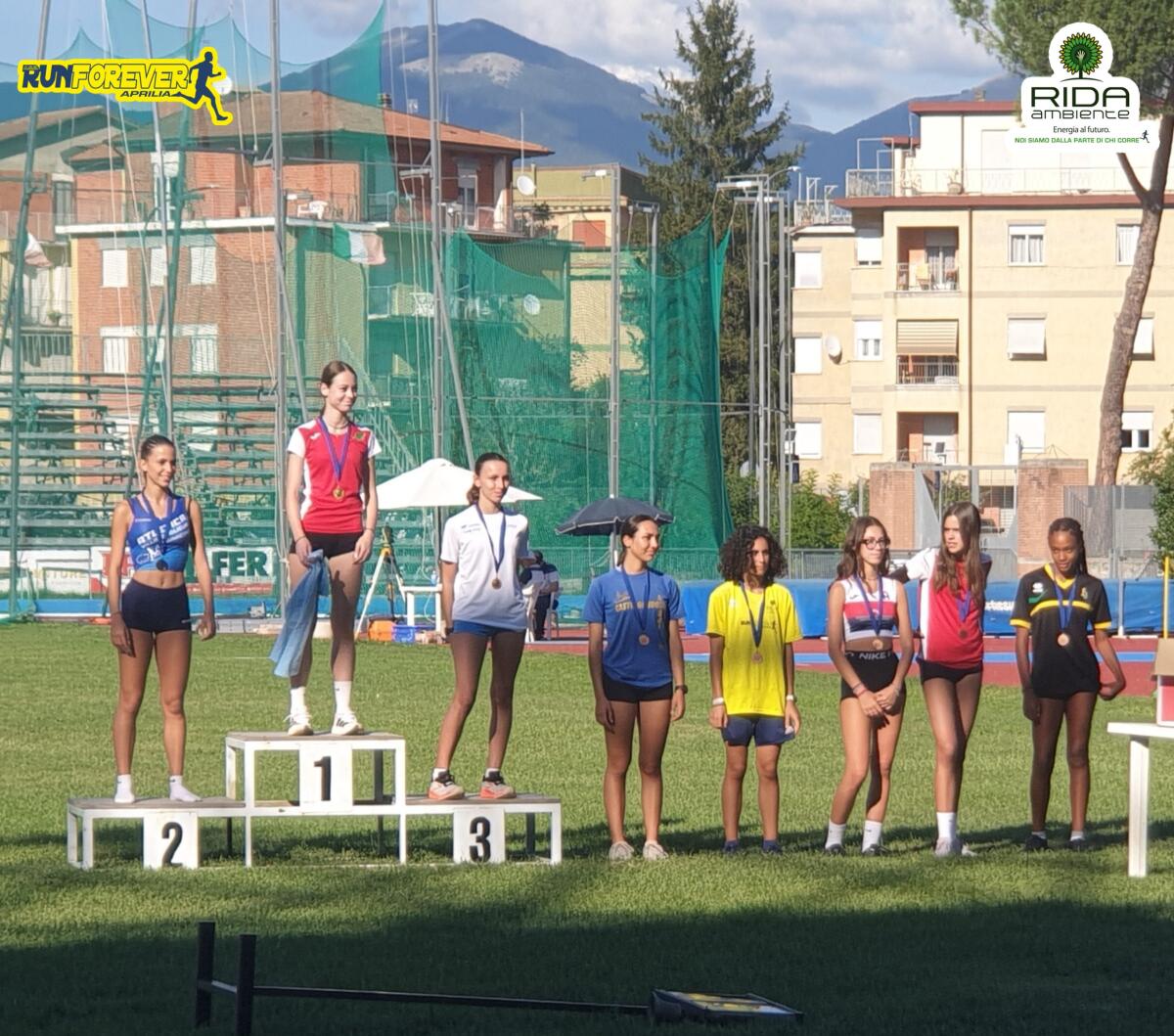 La Runforever Aprilia ai Campionati Individuali Cadetti e Cadette a Rieti. - 