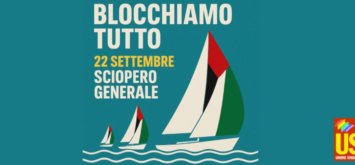 Sciopero generale lunedì 22 settembre per Gaza - 