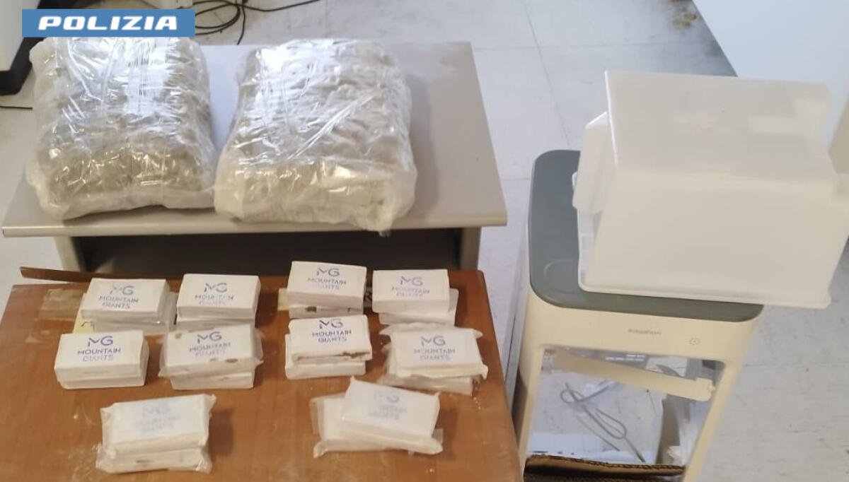 A passeggio con uno scatolone in braccio: trasportava 2 chili di droga - 