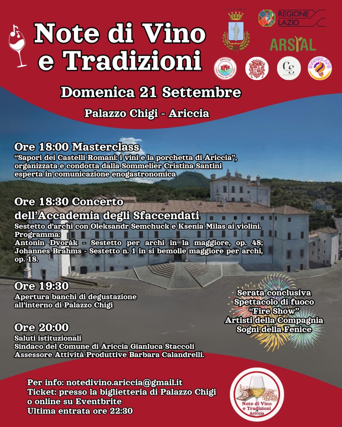 Ad Ariccia la prima edizione di “Note di Vino e Tradizioni” - 