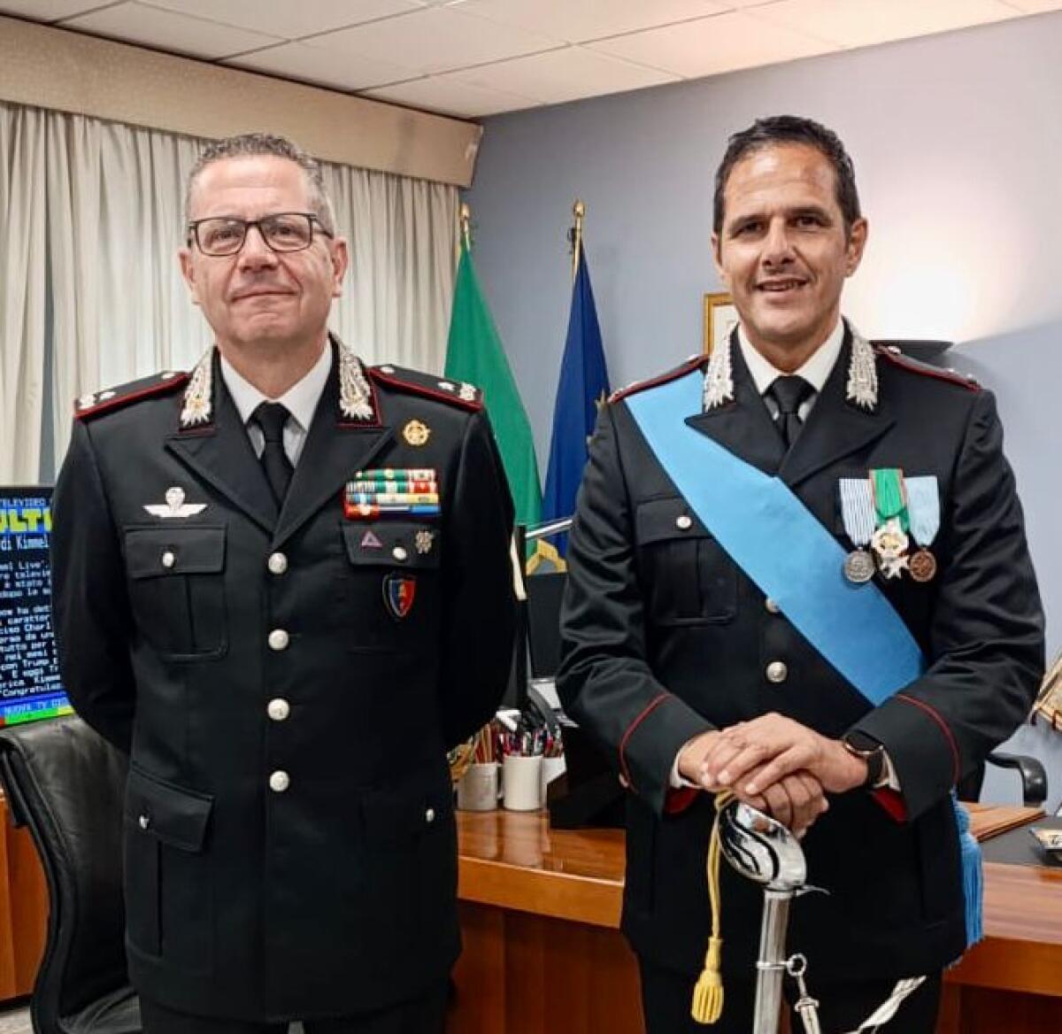 Cambio al vertice del Nas di Latina, il Maggiore Egidio saluta la provincia - 