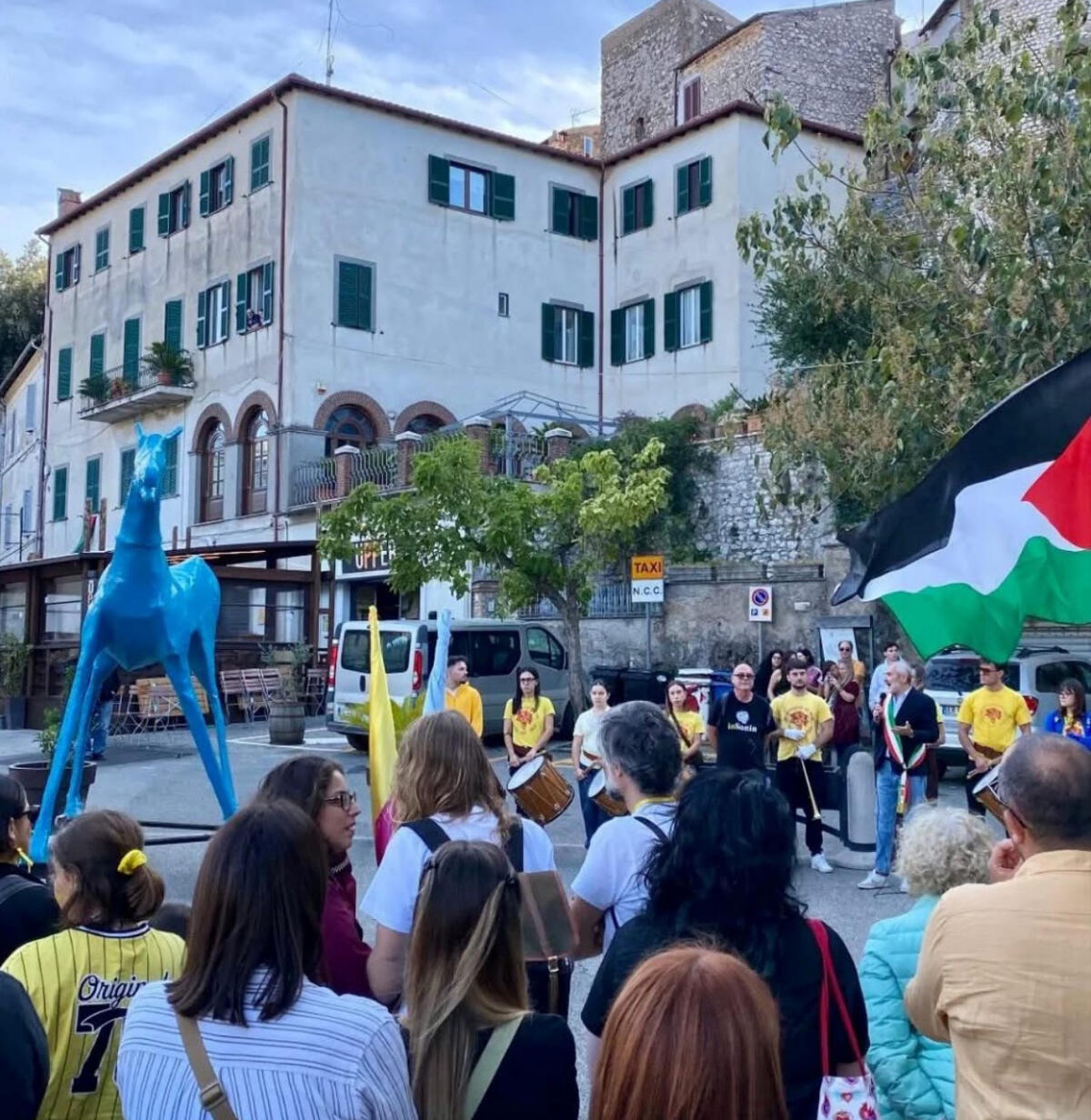 Marco Cavallo a Cori a rappresentare la lotta per i diritti delle persone con sofferenza mentale - 