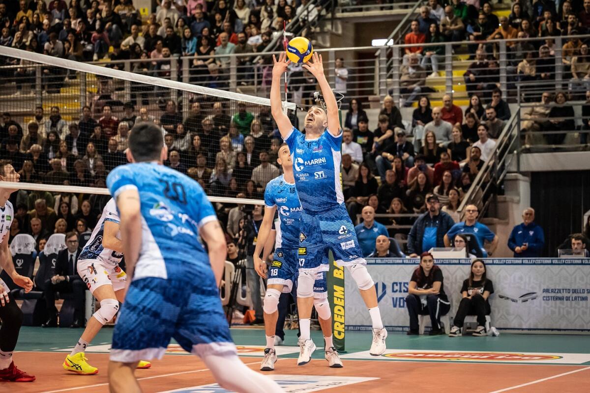 Superlega, primo test stagionale per il Cisterna Volley con i campioni d’Europa della Sir Susa Vim Perugia. - 