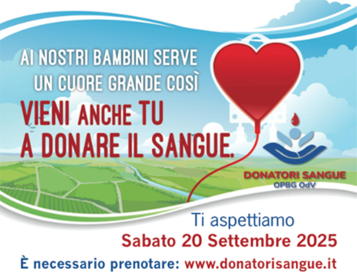 Raccolta sangue a Campoleone a favore dell’ospedale Pediatrico “Bambino Gesù”. - 