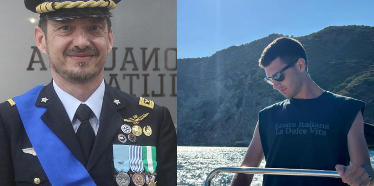 Aereo caduto a Sabaudia: chi erano il colonnello Simone Mettini e l'allievo Lorenzo Nucheli - 