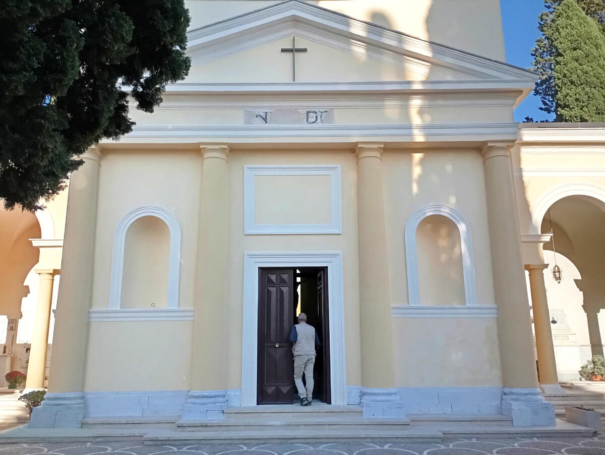 Terminato il restauro della chiesa del cimitero di Cisterna, l'inaugurazione - 