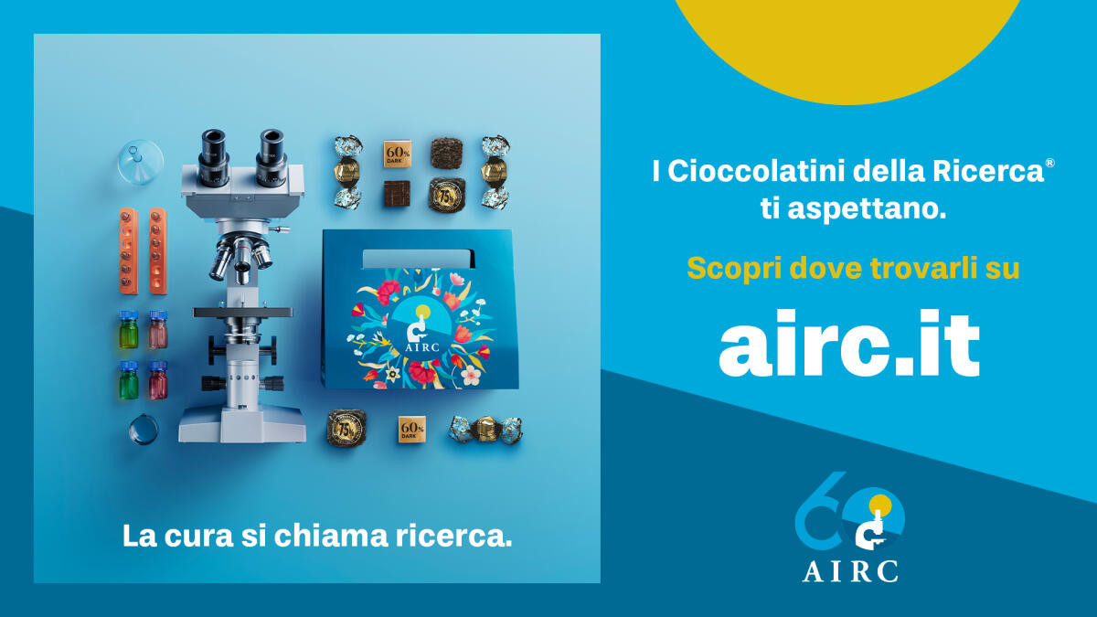 I Cioccolatini della Ricerca dell’AIRC sabato 8 Novembre tornano nelle piazze italiane. - 
