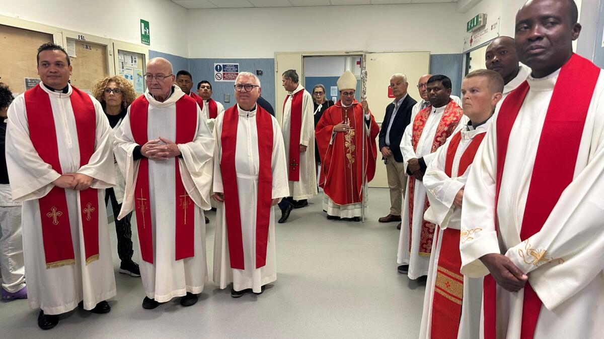Messa Giubilare all’Ospedale Riuniti Anzio-Nettuno. A celebrarla il Vescovo di Albano, Vincenzo Viva. - 