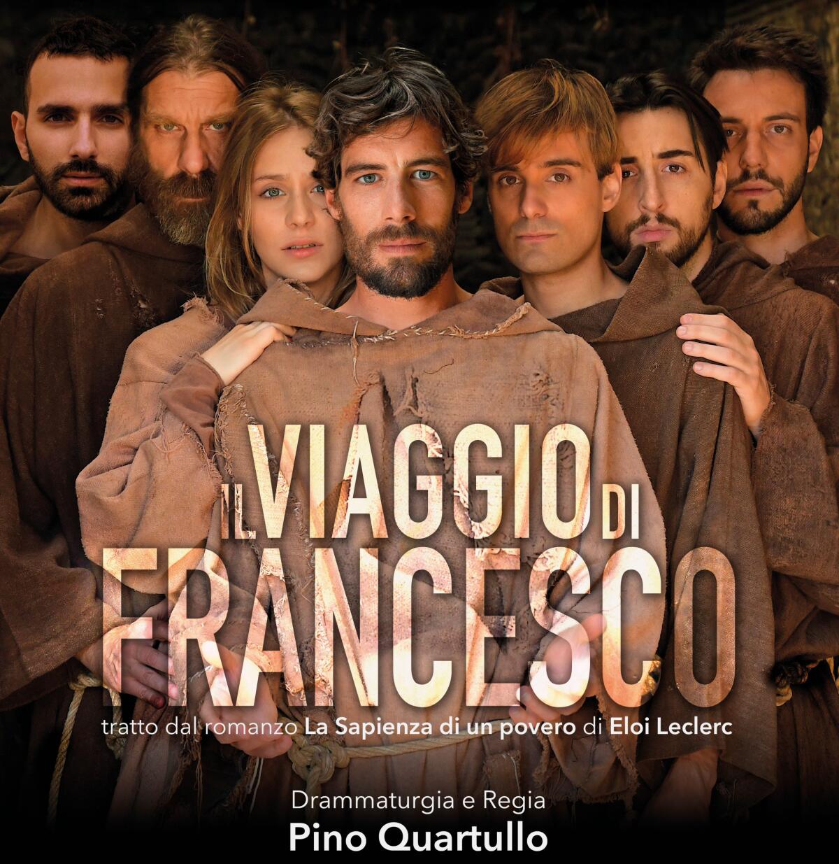 Al Teatro Europa di Aprilia stasera in scena “Il viaggio di Francesco”. Drammaturgia e regia di Pino Quartullo. - 
